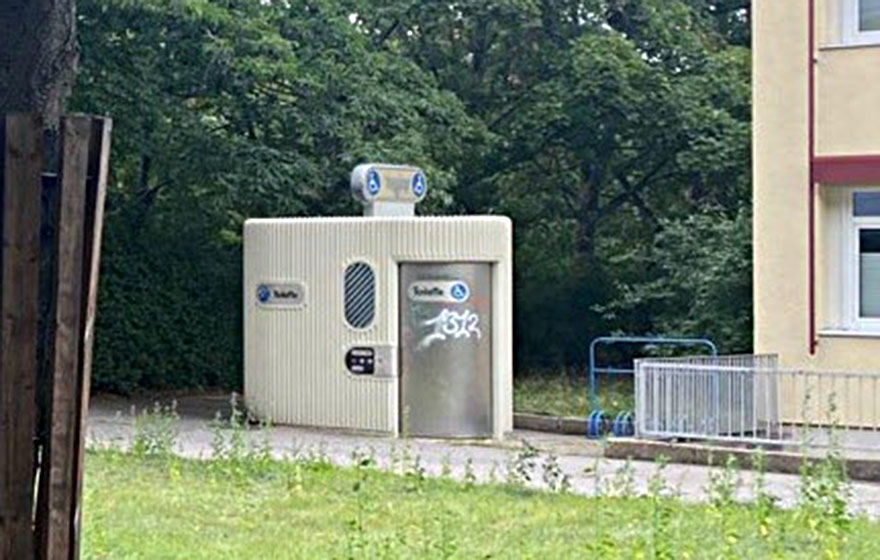 Öffentliche Behindertentoilette in Dresden-Gruna soll ersatzlos abgerissen werden